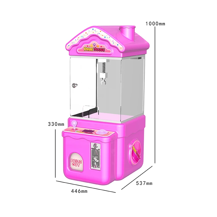 Factory Price Coin Operated Toy Vending Machine Crane Arcade Game Mini Claw Machine
