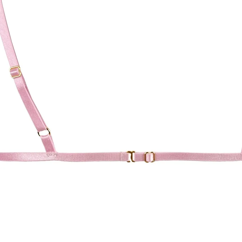 Hot selling good quality adjustable shoulder open crotch three-piece set