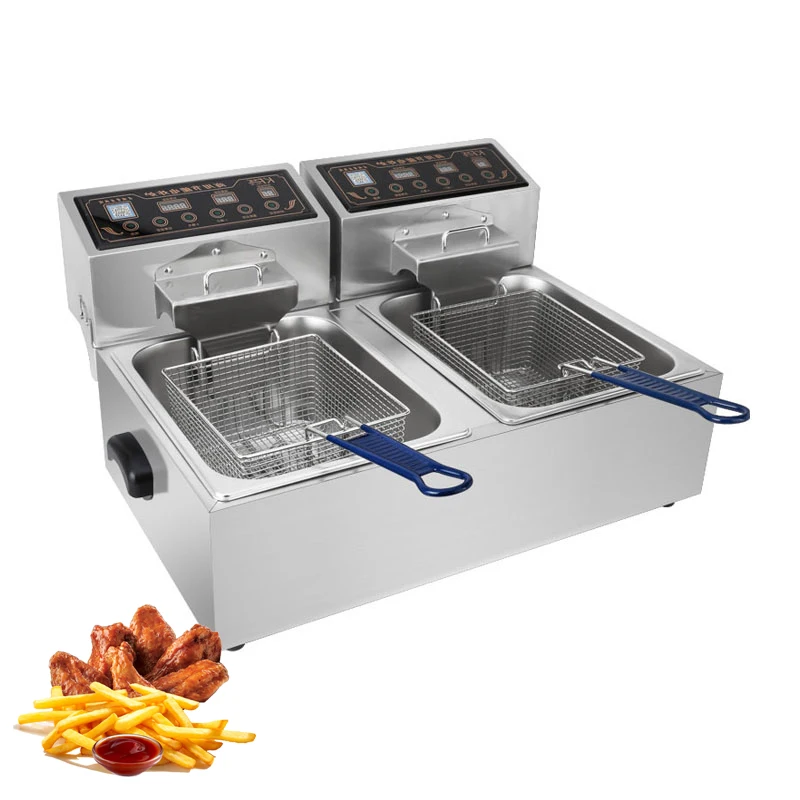 Commercial fish potato plantain chips fats fryer frying machine  turkey industrial deep fryer