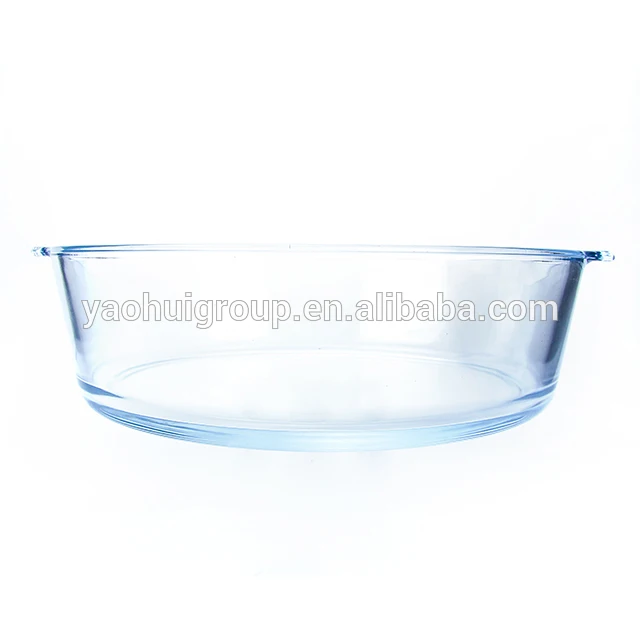 Heat Resistant   Glass Casseroles transparent microwave glass casserole with glass lid