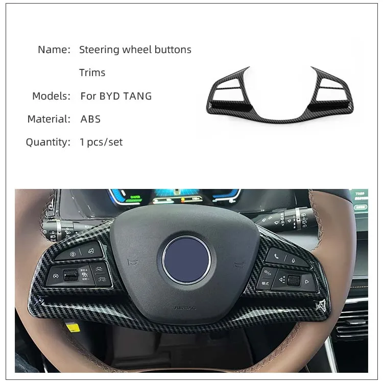 Wholesale Good Material Carbon Fiber Body Kit For Steering Wheel Trims Interior Door Trim Byd Tang Accessory Ev
