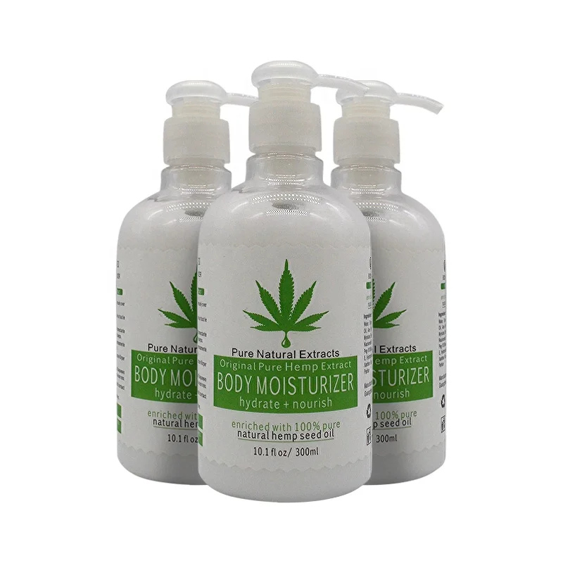 
Wholesale Private Label Body Lotion Whitening Moisturizing Lightening Anti Wrinkle Hemp CBD Oil Extract Lotion 