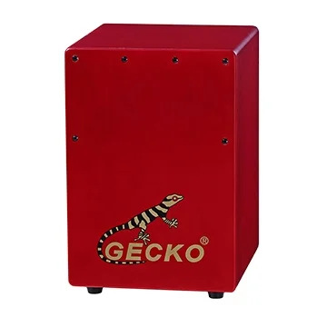 GECKO CS70 Child Cajon box drum Hot sale customized logo Colorful kids red birch wood mini cajon drum for music education