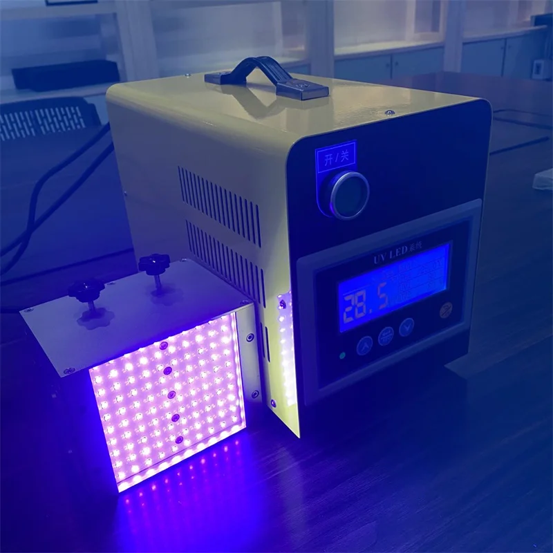 100100 Desktop UV Oven LED Lights Conveyorized LED UV Curing Oven Cold Light Source For Display OCA Optical Adhesive Clocks