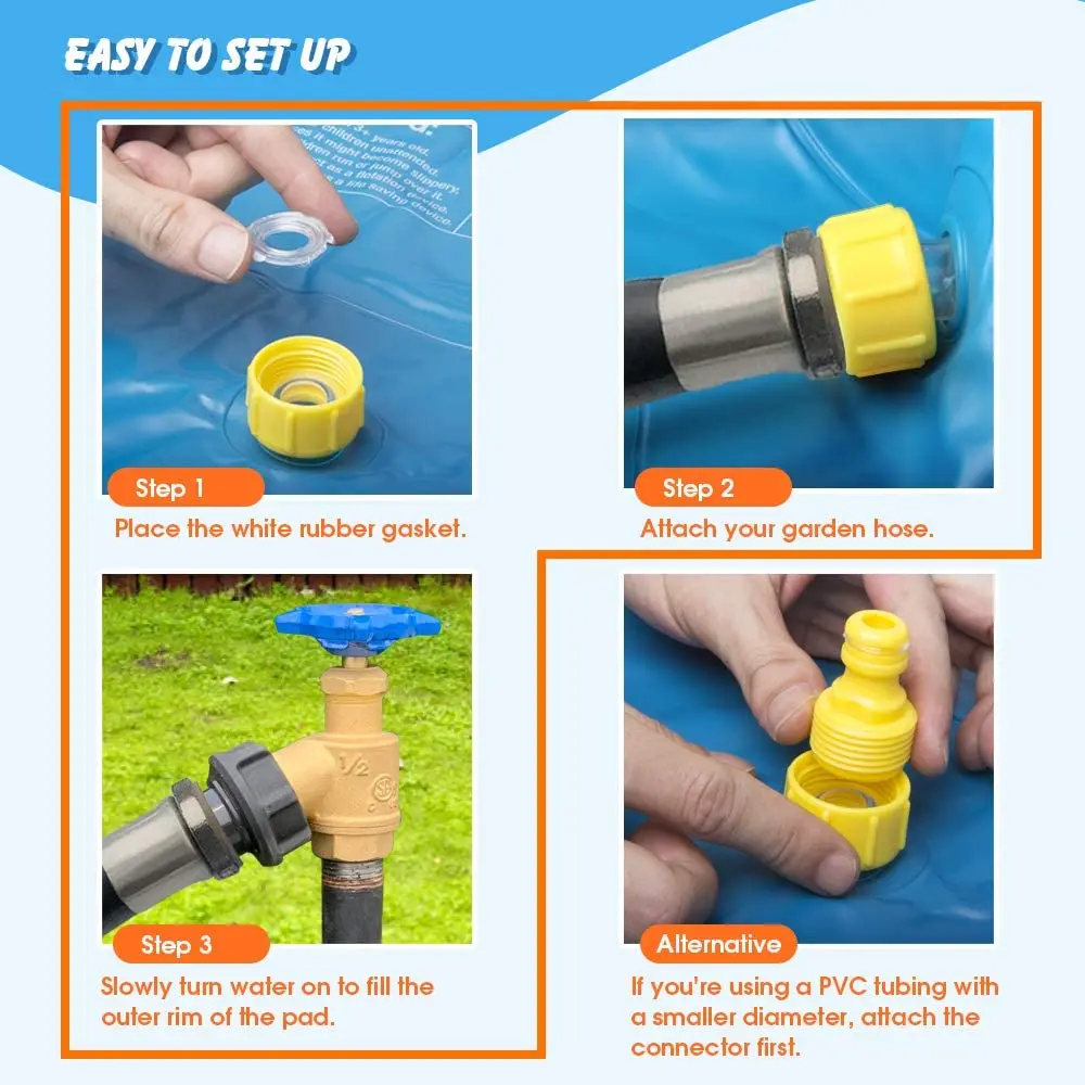 Летний детский спринклер коврик для распыления надувной воды на открытом воздухе