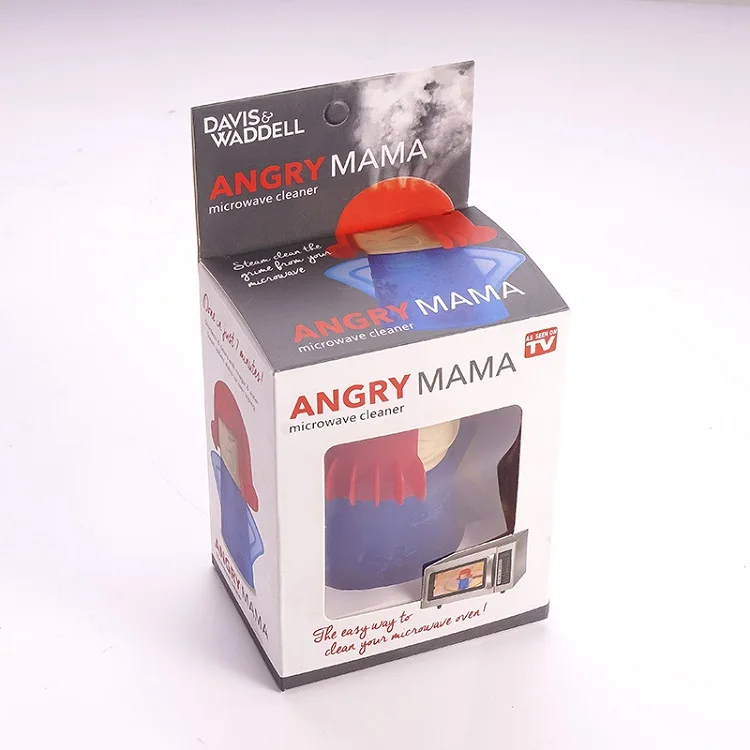 
Angry Mom Mad Crazy Mama Microwave Oven Steamer Cleaner High Temperature Steam Cleaning Equipment Tool 