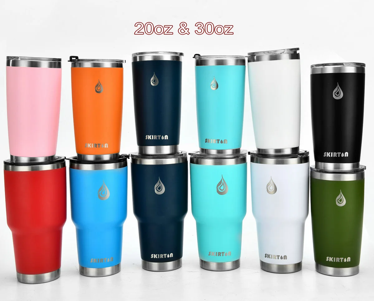 BPA-Free 30oz Double Wall Stainless Steel Insulated Tumbler with Lid Travel Coffee Mug for Car Cup Holder