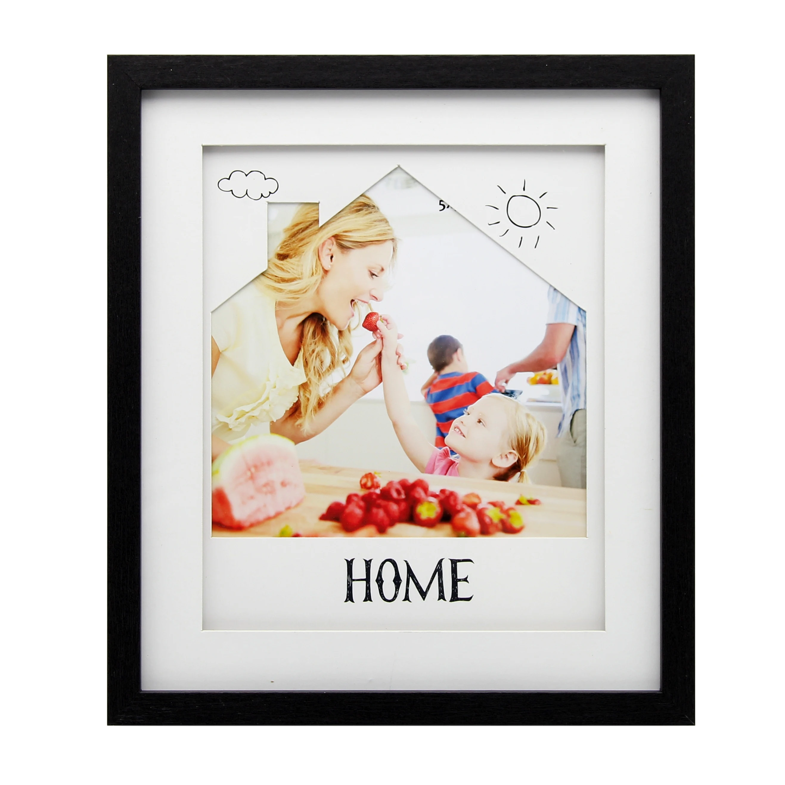 Настраиваемая дешевая 6x8 8x8 8x10 40x50 10x15 12X30 модная деревянная фоторамка для родителей и детей