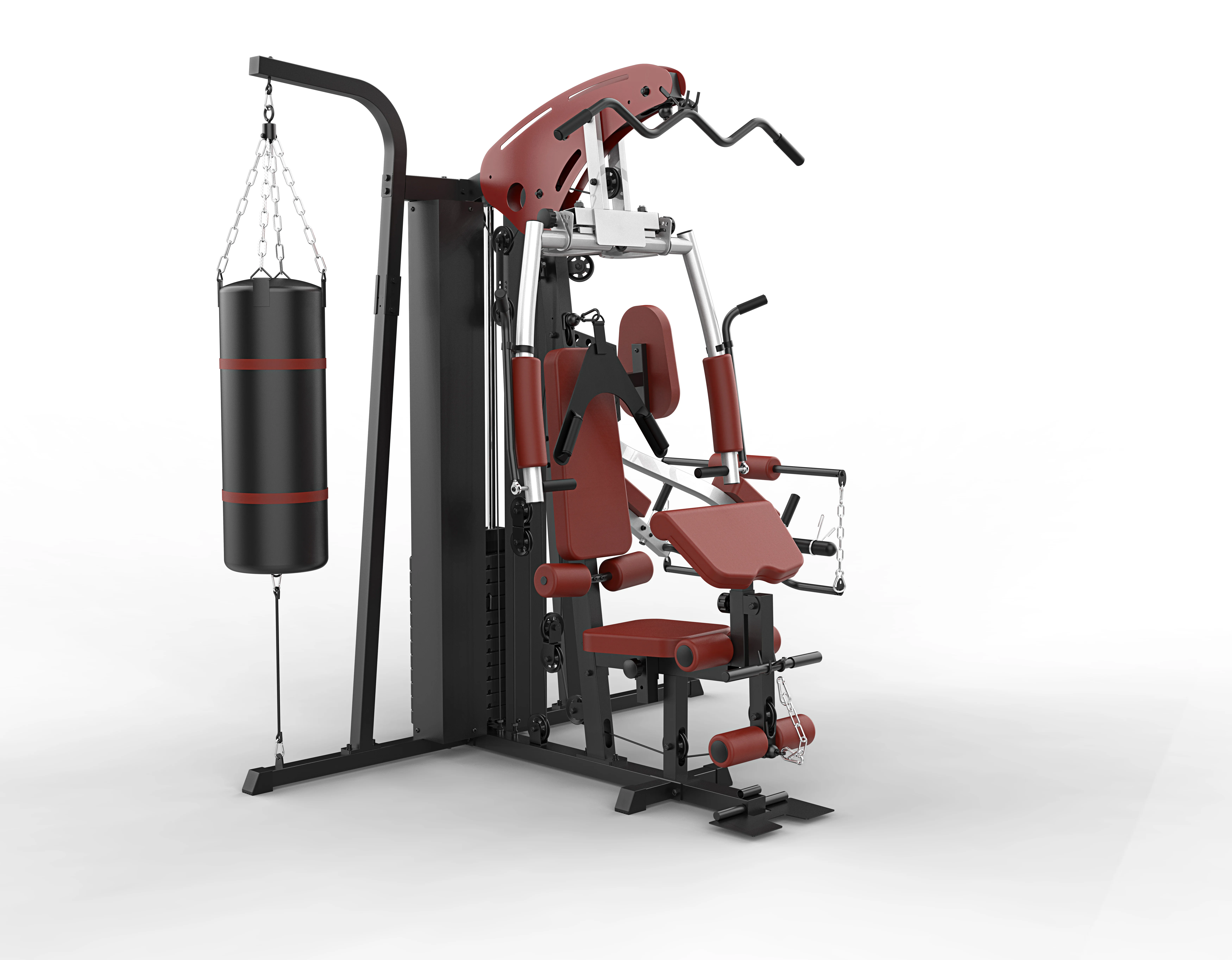 Hot Sale Unisex 3 Station Home Gym Equipment Versatile Multi-Function Strength Fitness Training Tool Mutli Function Station