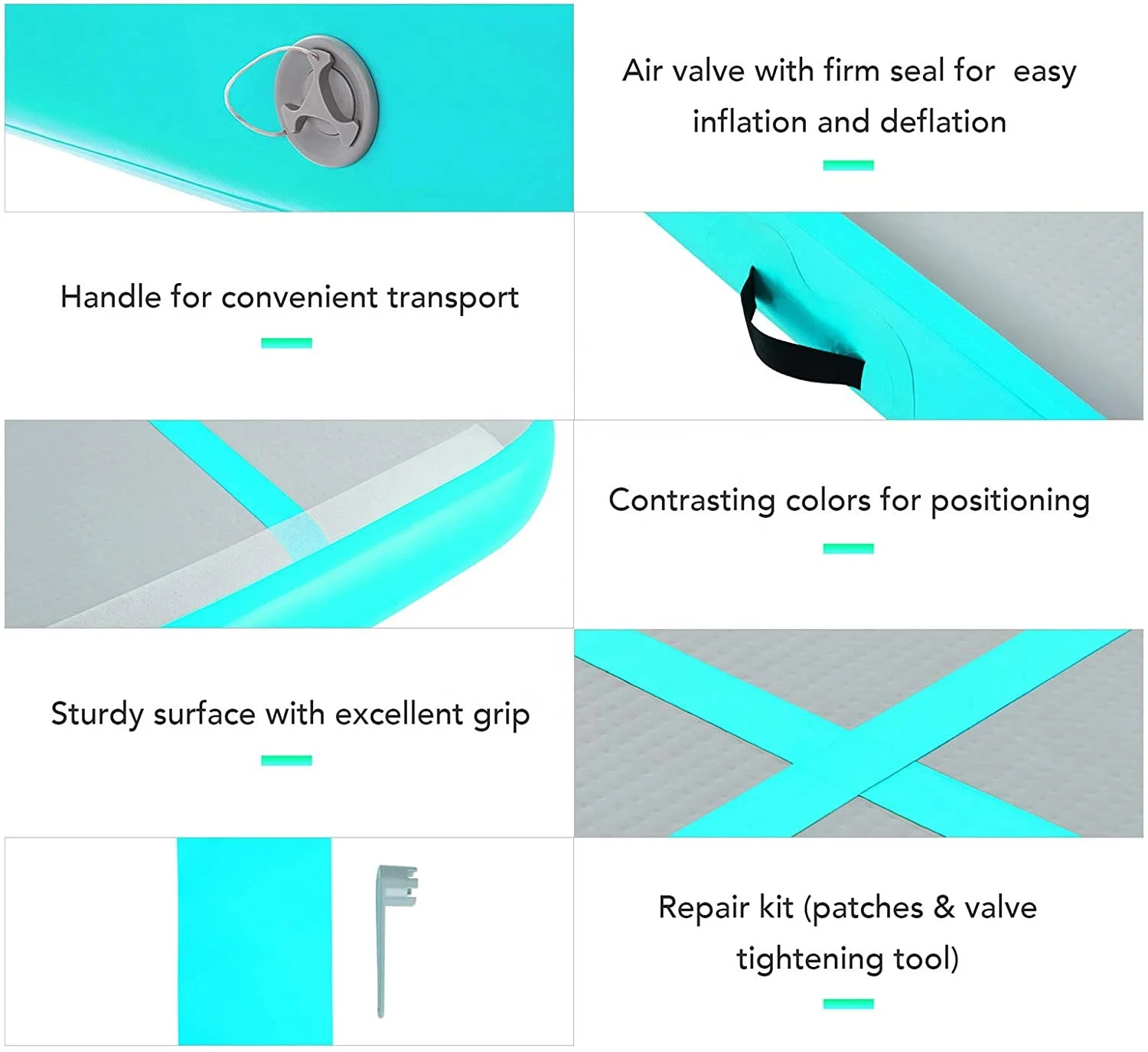 Надувной воздушный трек 3m 5m 6m 8m 10m 12m для продажи в гимнастическом тренировочном наборе фабрика