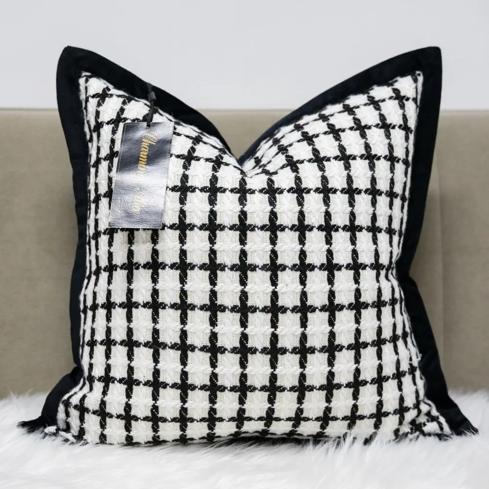 22x22 24x24 Inches Factory customized large quantity wholesale luxury comfortable jacquard cushion covers