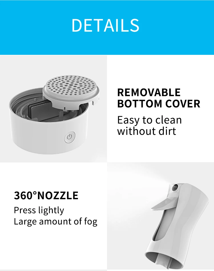 500ml Household 84 Disinfect Fluid Water Device Sodium Spray Fog Disinfection Maker Generator