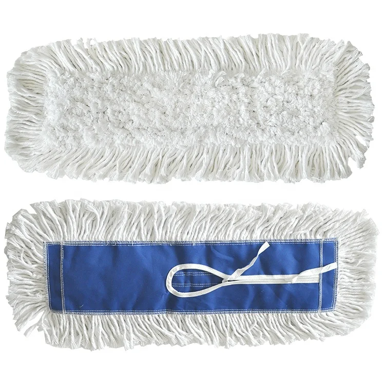 High Quality Super Easy Clean Floor Polyester Cotton Flat Pocket Mop Head Pad Refill Mop