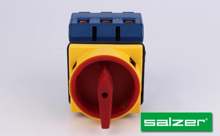 Salzer  SAA100 100 Amp Isolator Switch disconnect universal switch OFF-ON 3 pole multi padlock manual CE Approved