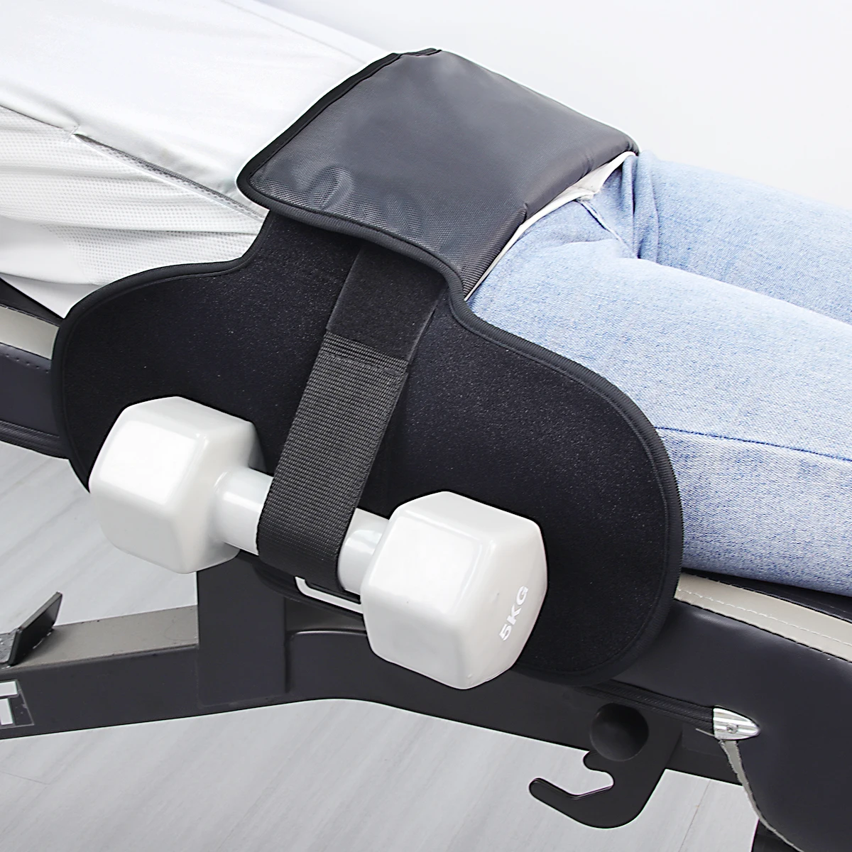 KUER 2024  Sport Fitness Gym Hip Thrust Belt for Weights Dumbbell Kettlebell Hip Thrust Pad Butt Training Band for Squats