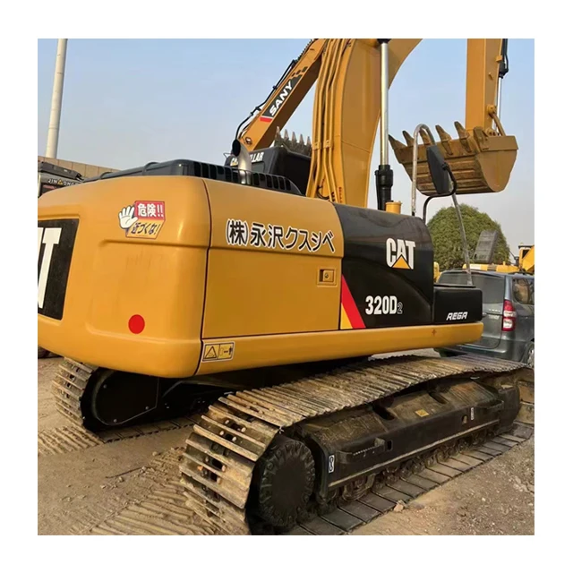 Оригинальный японский 90% новый мощный двигатель cat320D экскаватор б/у гусеничный 320 Экскаватор
