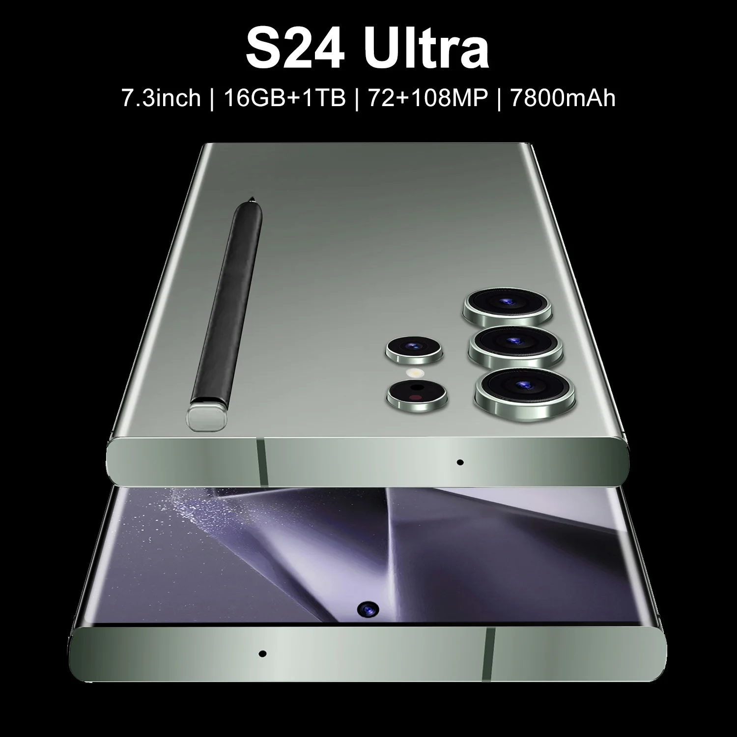 Оригинальный S24 ультра 7 2 дюймов смартфон с большим экраном 12 ГБ + 1 ТБ разблокированный телефон 4G 5G сеть двумя Sim-картами Android 13 мобильный