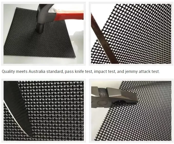 Hot selling 201 304 Stainless Steel Security Screen/Door Window Insect Screen