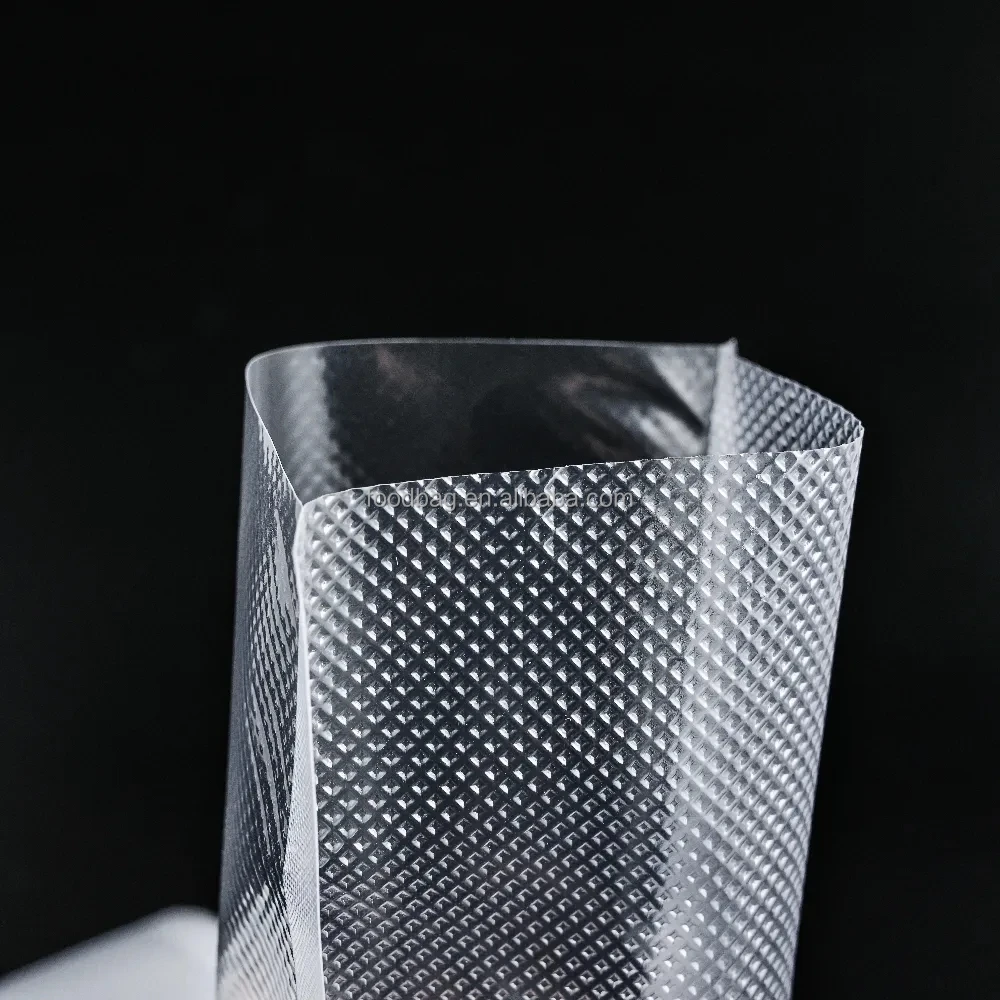 Custom Size Plastic Pouch Packaging Clear Resealable Food Grade Vacuum Seal Bags For Food