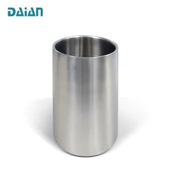 Amazon Top Seller  Double-Wall Stainless Steel Insulated Ice Bucket  for Home Bar, Chilling Beer, Champagne and Wine