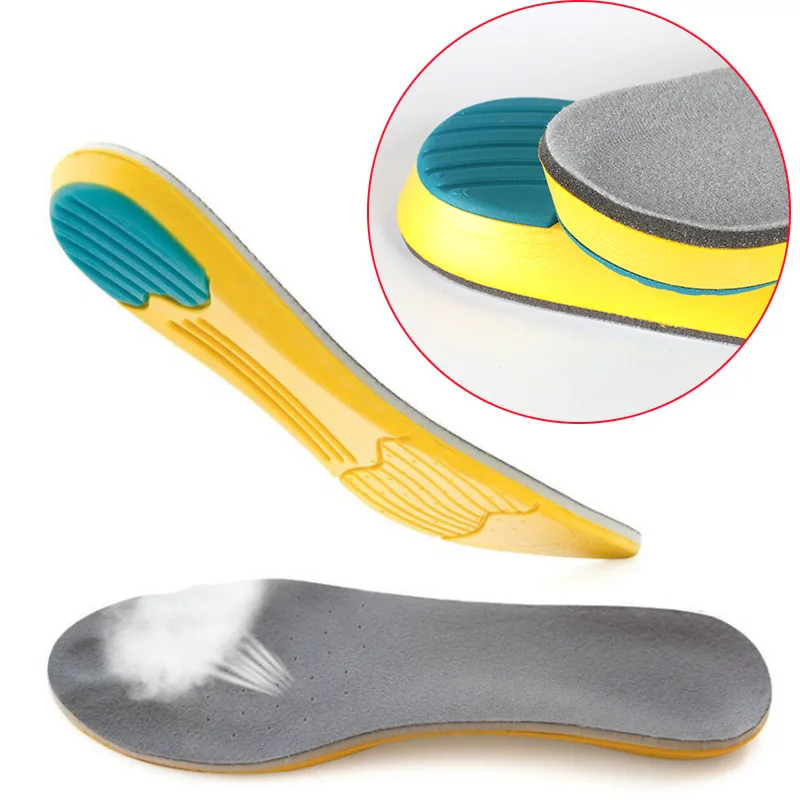 factory price fashion design china daily life Shock-absorbing breathable PU insole with velvet fabric