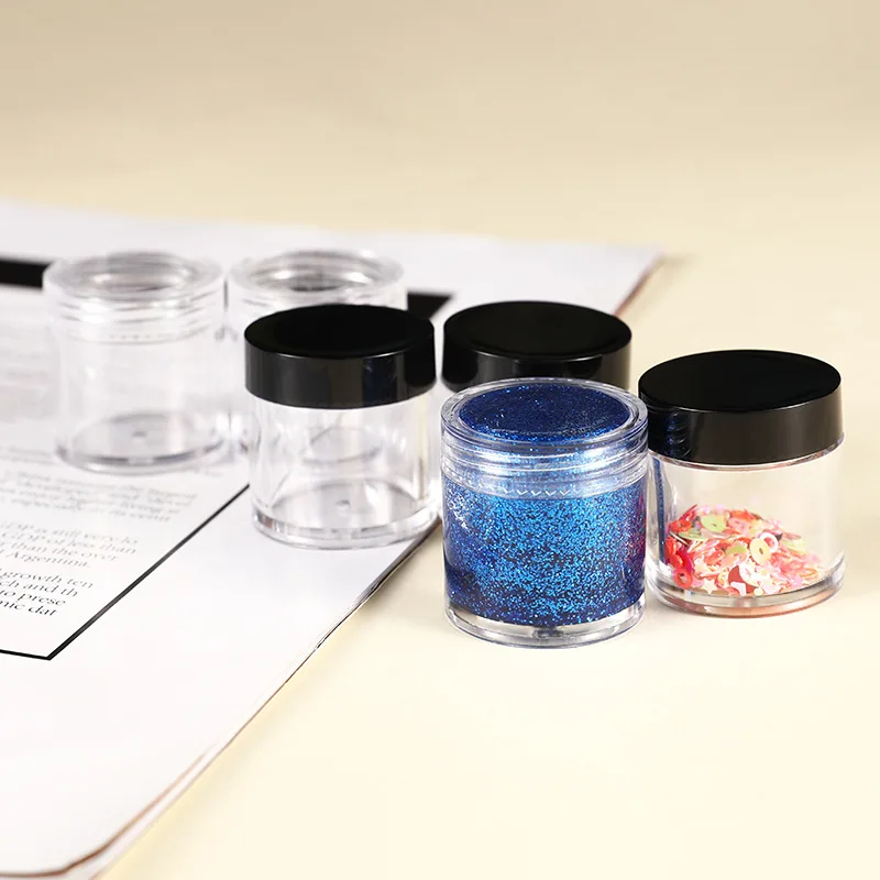 10g 30g heighten plastic cosmetic jars /PS small sample cream jar