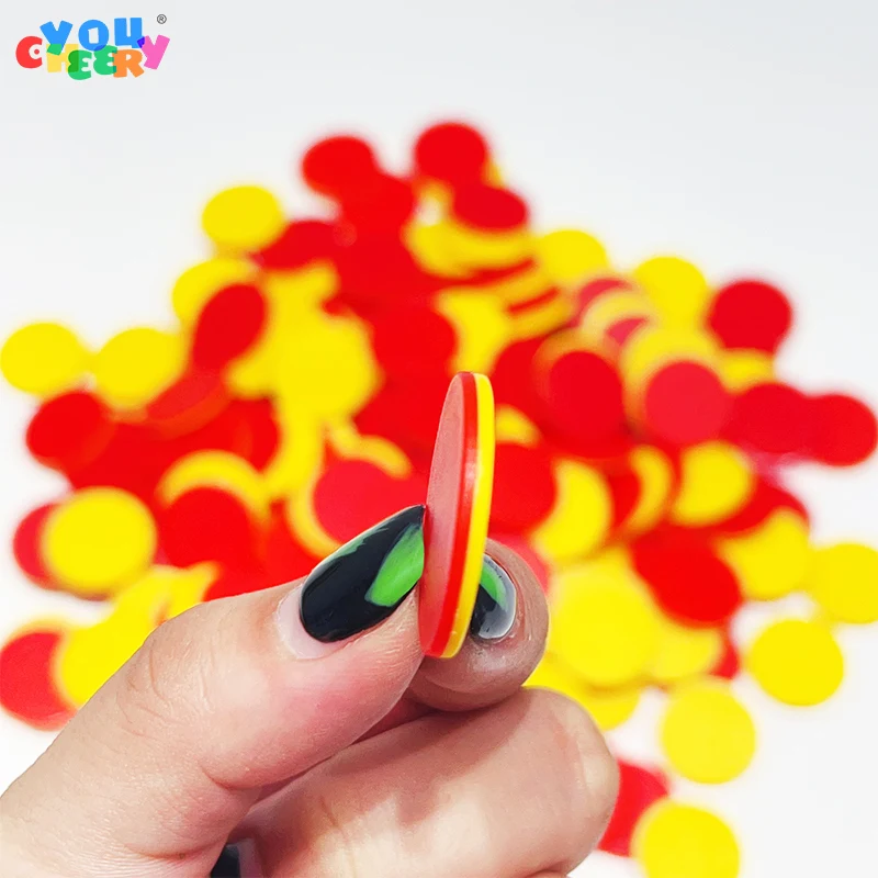 25mm dual color counter bingo game 300pcs