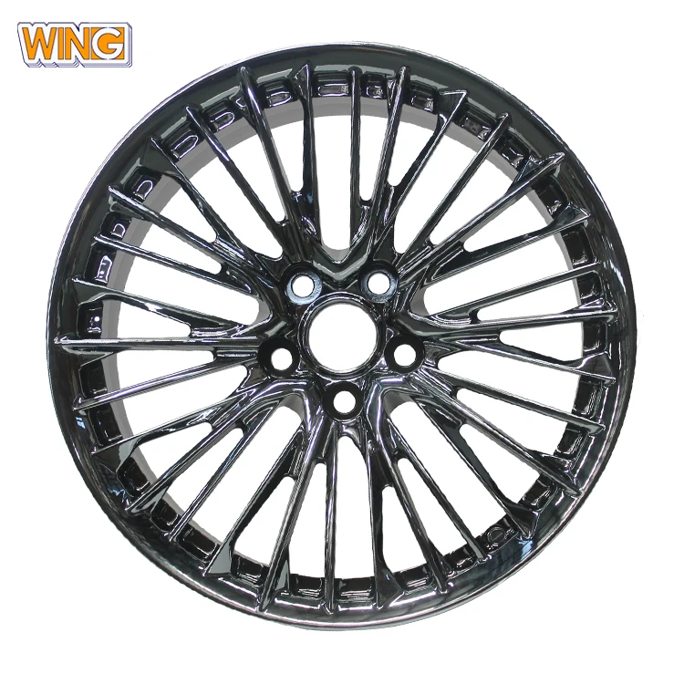 #J06013 custom new design multi spoke chrome forged 22 inch rims 5x114.3 for toyota