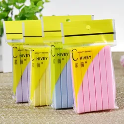 Custom Logo Candy Color Bar Shaped Soft Magic Face Cleaning Cosmetic Puff Makeup Sponge