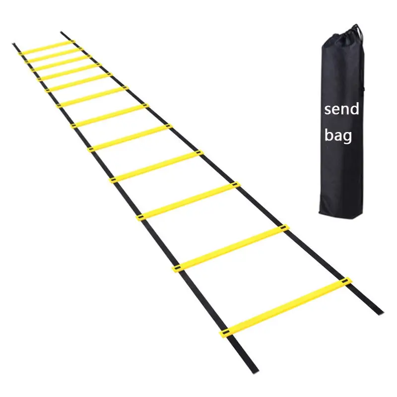 Adjustable Training Speed Ladder Agility Ladder With Black Carry Bag Speed Soccer Football Training Agility Ladder