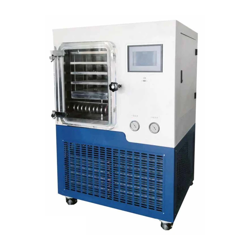 Лабораторный лиофилизатор по заводской цене, промышленный лиофилизатор, пилотный лиофилизатор силиконового масла, Морозильная сушилка