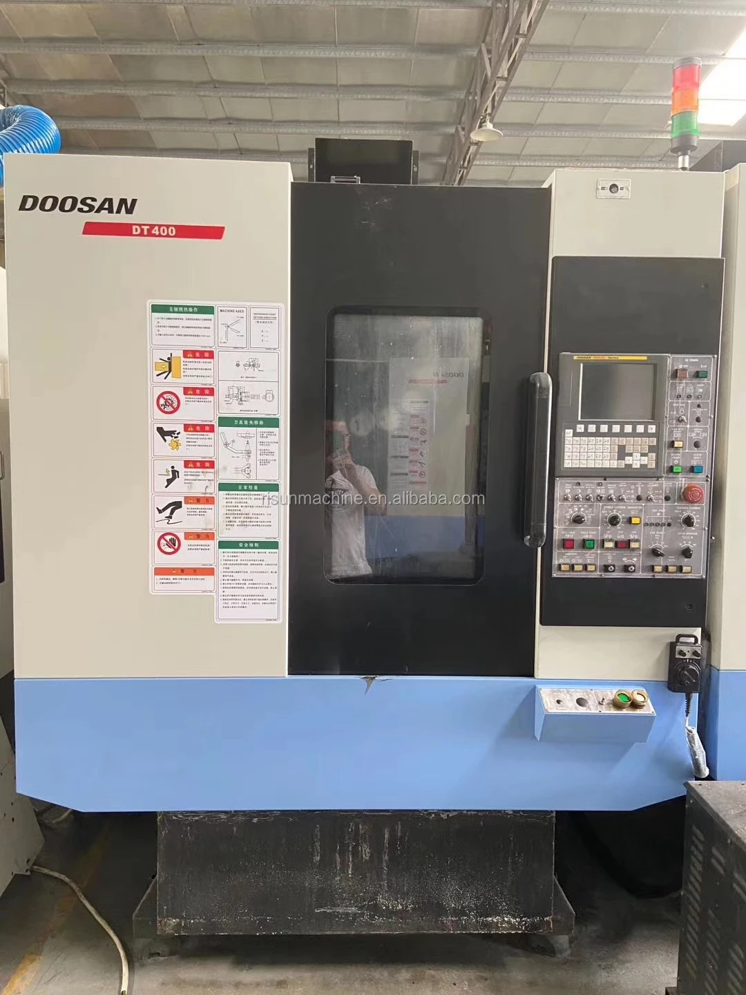  2016 Подержанный южнокорейский импортный Doosan T5 буровой и ударный центр 14T инструментальный журнал с системой FANUC