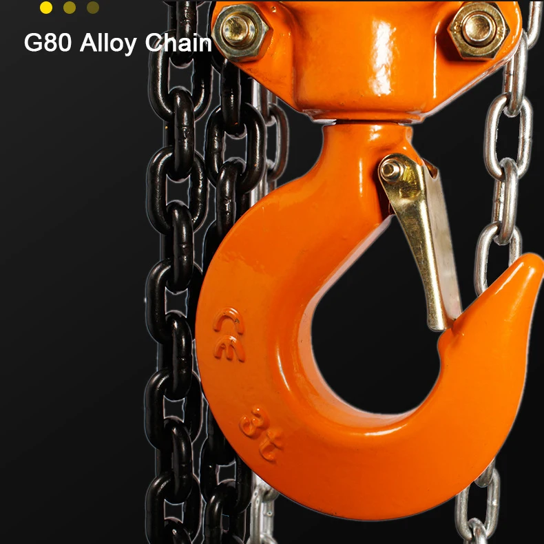 KOMAY 5 ton manual chain hoist block 3 ton 1 ton hand chain block