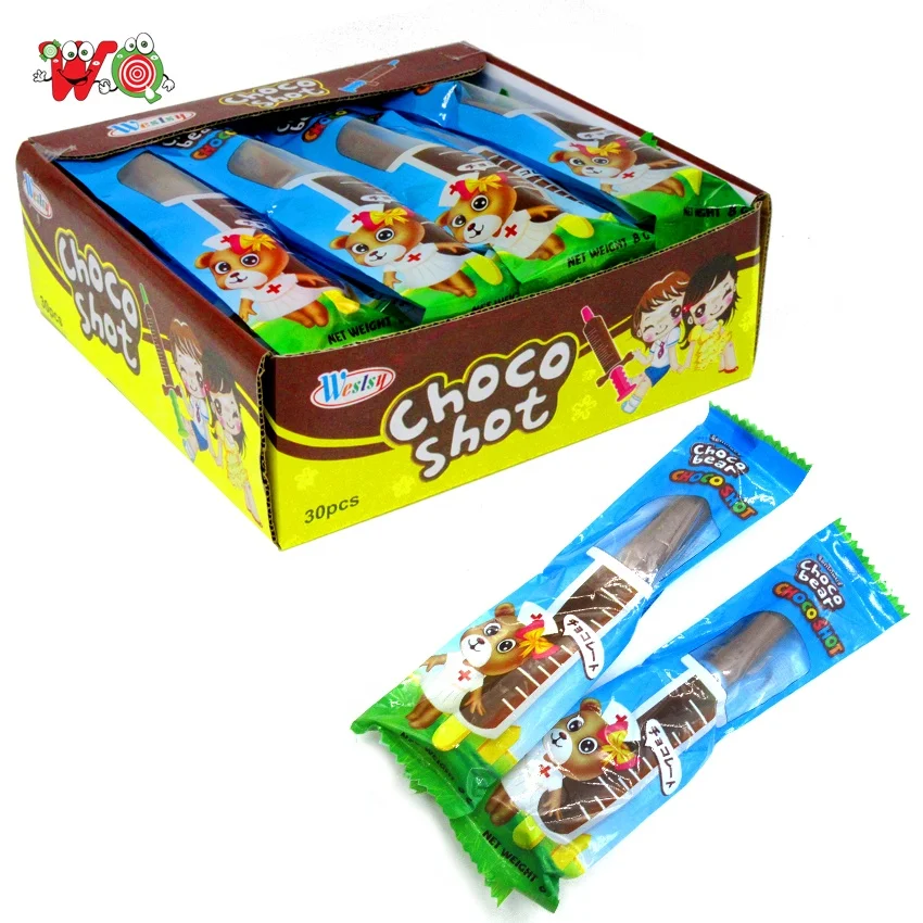 Unique syringe syrup shape liquid candy jam chocolate spread for sale