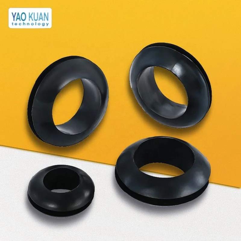 Rubber Grommets Double-sided Guard Coil Environmental protection Insulation and Wear Resistance