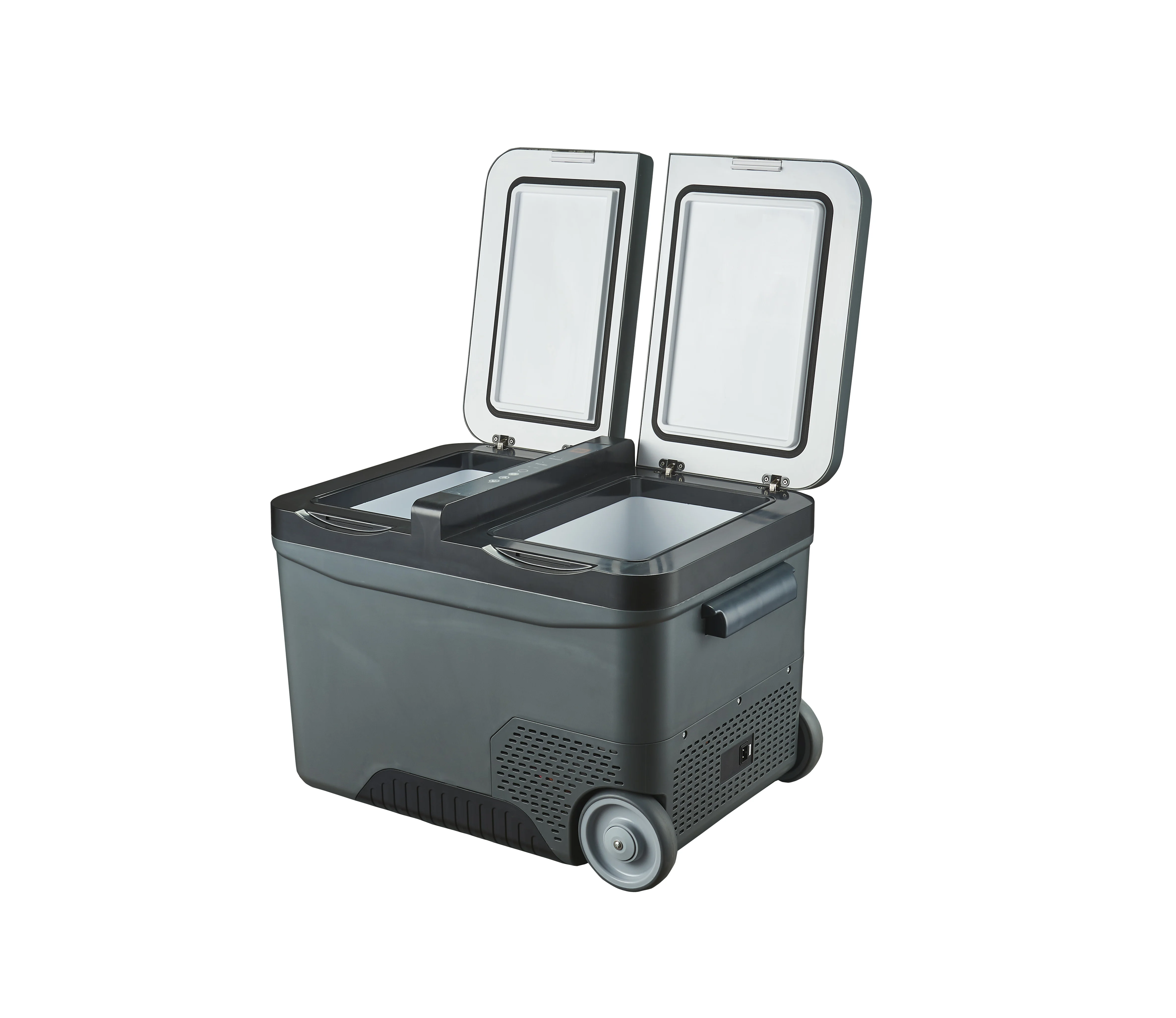 35L Dual Zone  Ac 12v Freezers Box 12 Volt Fridges Mini Rv Boat Car Compressor Fridge Portable Refrigerator For Camping Outdoor