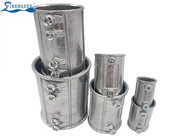 Aluminum - EMT Coupling Conduit Fittings Screw Straight Fittings EMT Connector