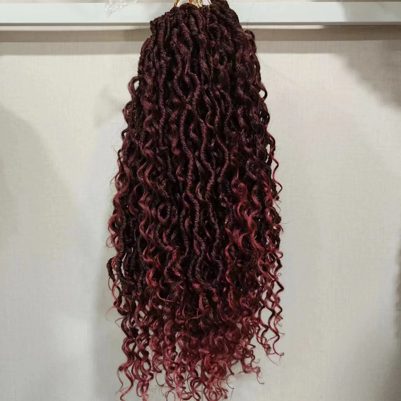 100% kanekalon river locs de meches naturel goddess 14 18 дюймов 22 26 Бохо Серые Фиолетовые речные локации для наращивания крючком волос