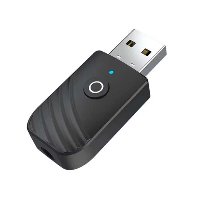3 In 1 USB BT 5.0 Adapter Audio Receiver Transmitter 3.5mm Jack AUX USB Stereo Music Wireless Adapter For TV PC Computer
