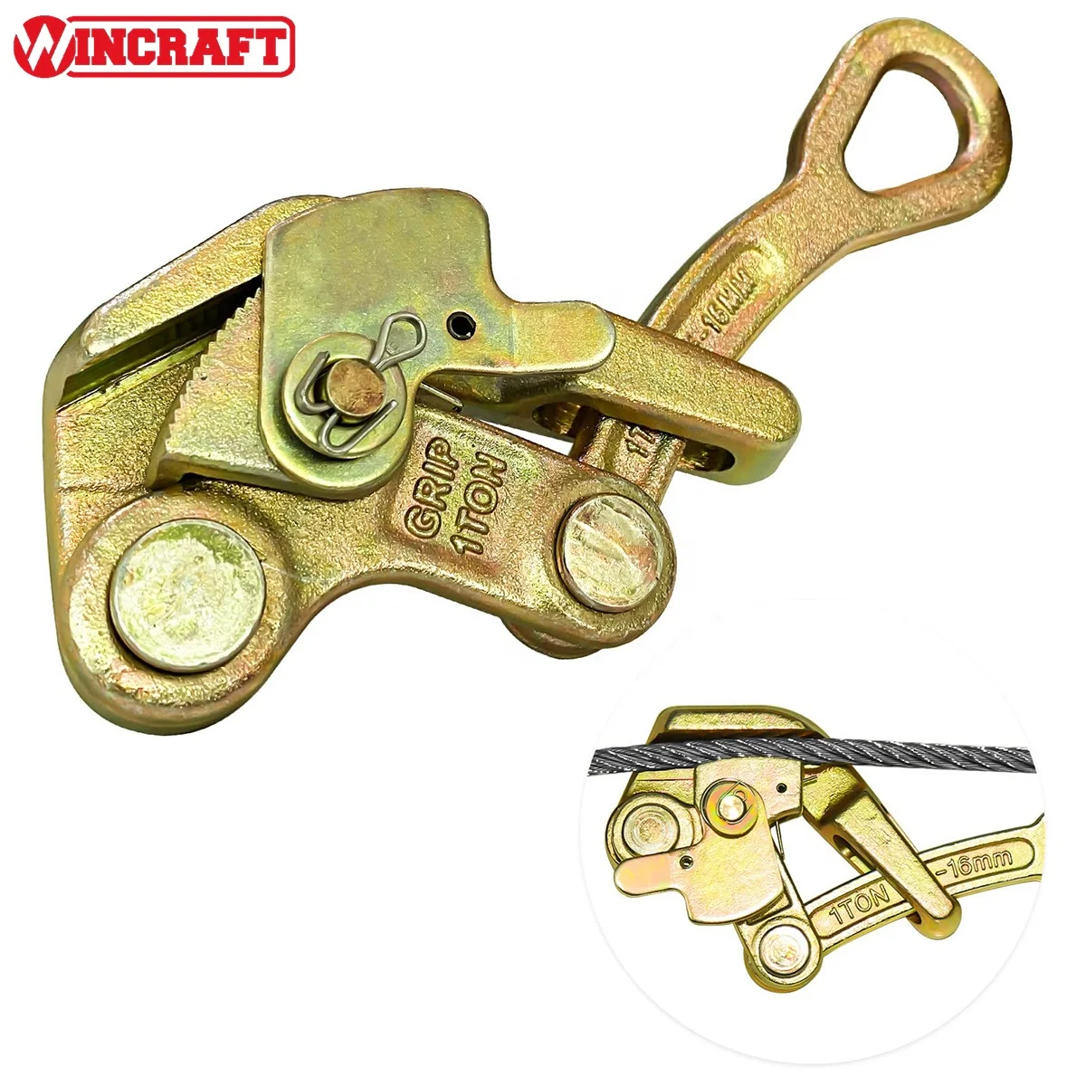 1T Wire Rope Grip Manual Cable grip for 2.5-16mm Cable