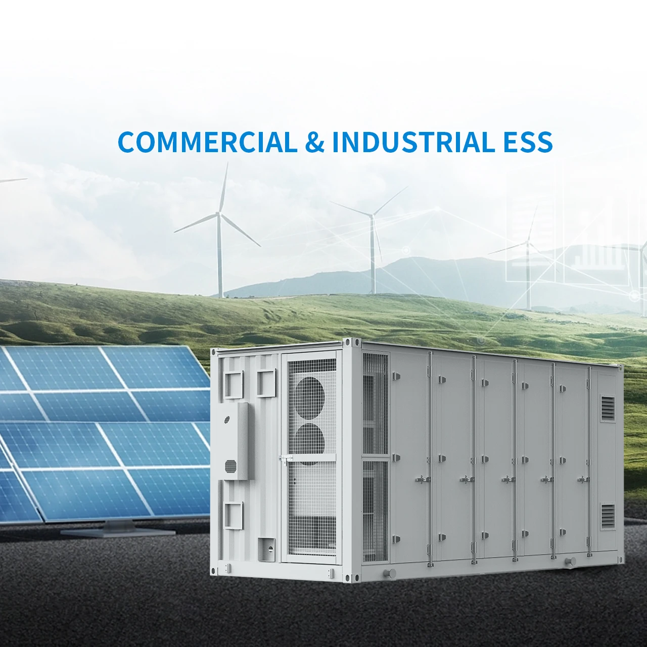 BoostESS Power Rack Mount Battery Container Bess Solar Battery Energy Storage Container System 500KWh 2MW
