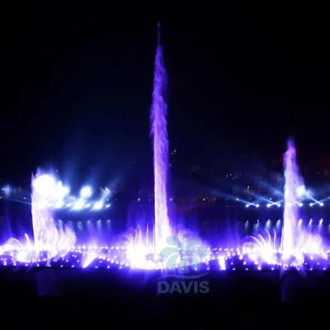 Free New Design Outdoor Pool Multimedia Music Dancing Water Fountain Show With RGB LED Lights