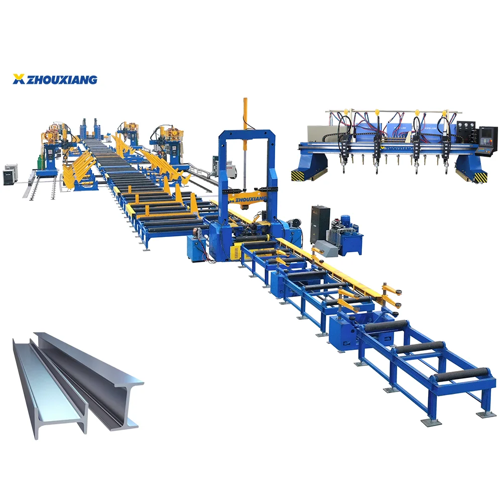 Необязательная машина для выпрямления сварочного луча H-лучевой стальной линии для строительства