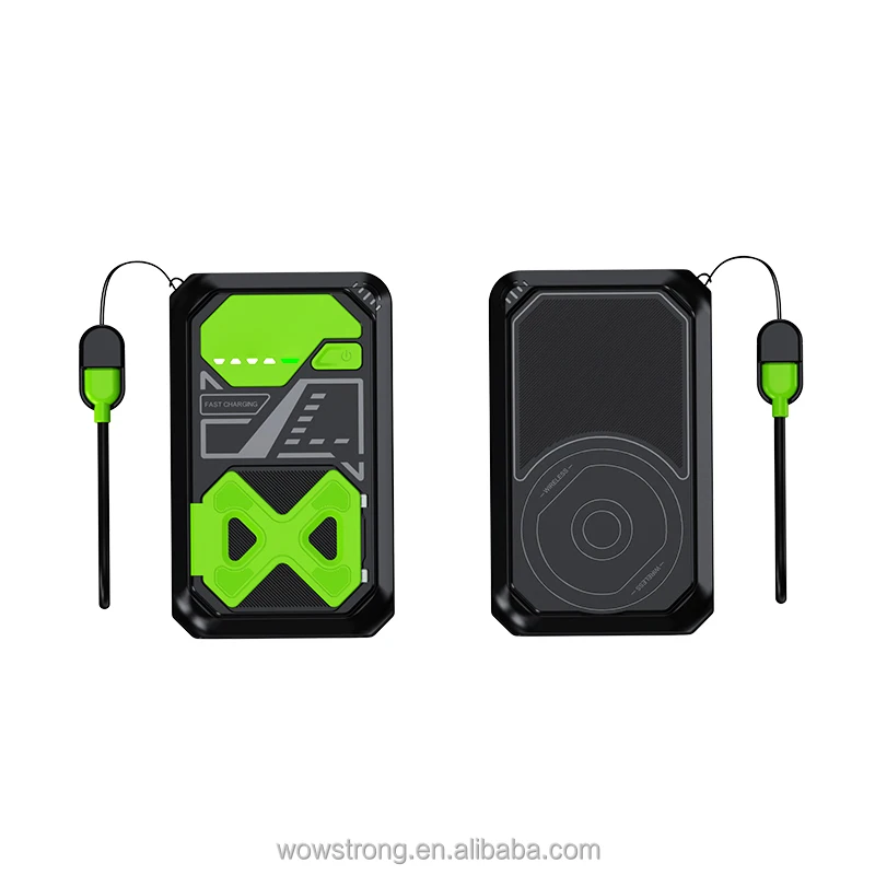 2025 4in1 PB67 fast charging magnetic wireless charger built in cable power bank with wall charger phone holder for phones