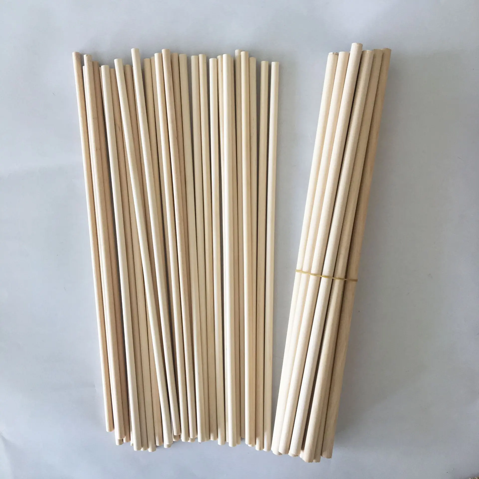 Unfinished Birch Hardwood Round  Wood Dowel Rod/Rods Wooden Craft Sticks for Crafts and DIY