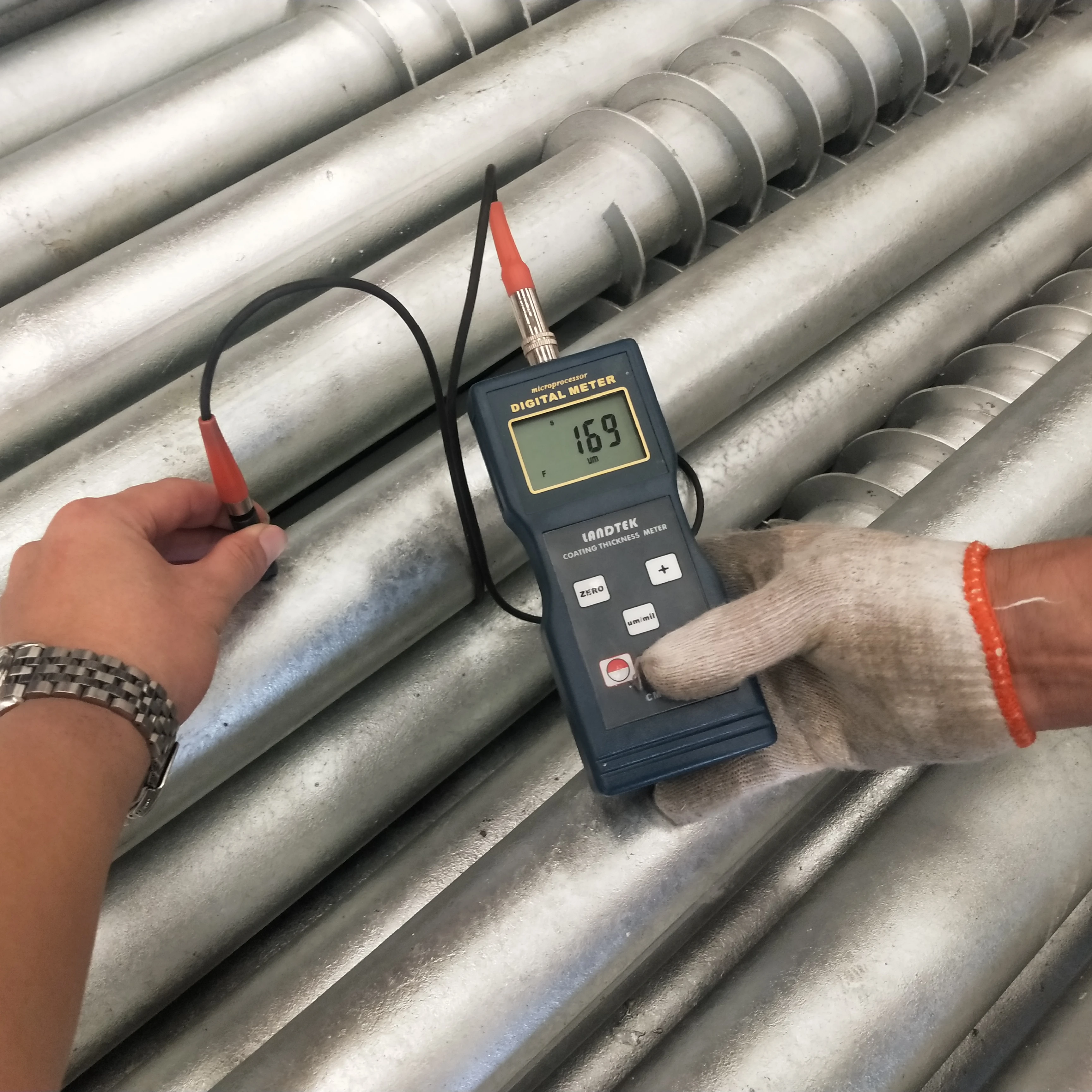 Galvanization tube/pipes inspection service | sewer qc inspection |  3rd party inspection service