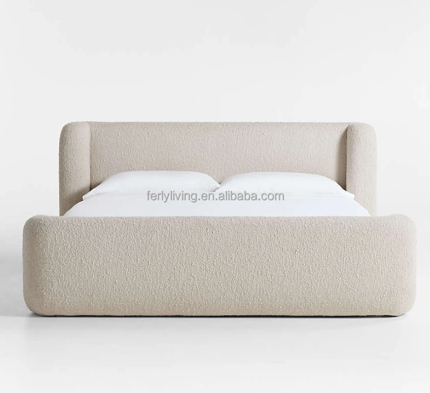 FERLY Hot Selling Luxury Modern Comfortable Furniture Bedroom Bed Upholstered Modern Bed For Bedroom Furniture Bed