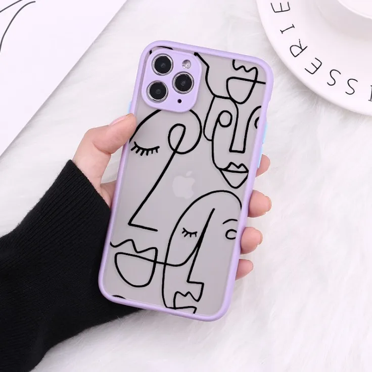 Искусство картина чехол для телефона iphone 11 Pro Max 7 8 plus X XR XS 6 s 12 мини задняя крышка SE 2020 мягкий Funda