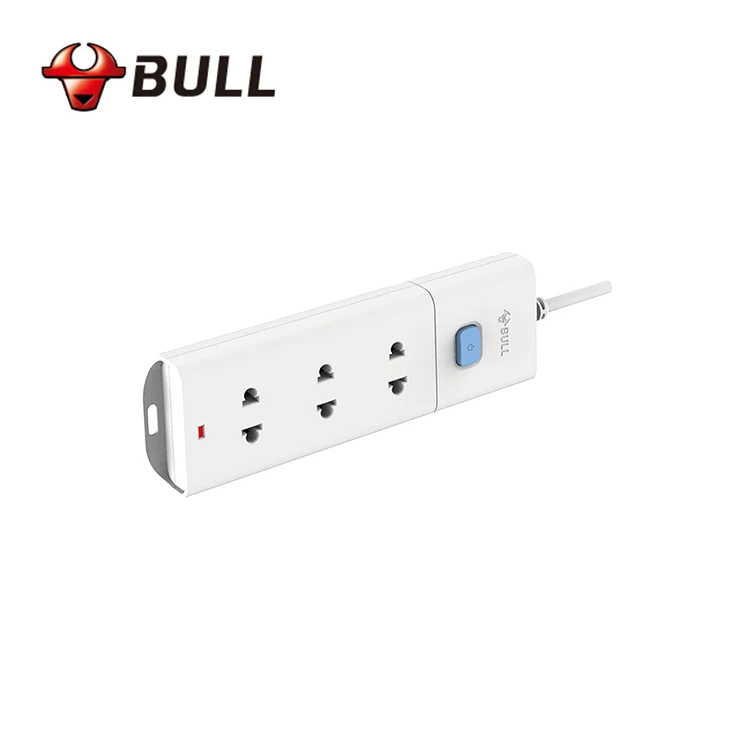 
Wholesale china factory Myanmar EU standard 3 way 3 m power cord multi plug extension power socket surge protector 