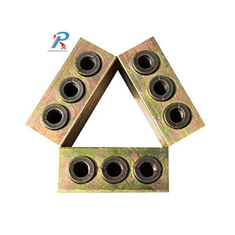 High Quality 3PCS Sets 15.7mm Pc Strands Flat Post Tension Anchorage for Prestressing System